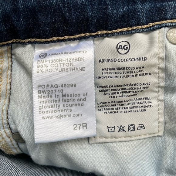 NWT - AG Adriano Goldschmied The Legging Super
Skinny Ankle Jeans Size 27R - Picture 10 of 14